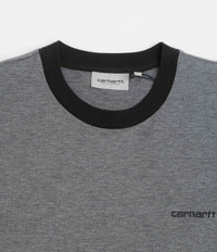 Carhartt Pique T-Shirt - Black / White / Black thumbnail