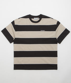 Carhartt Quinby T-Shirt - Quinby Stripe / Black