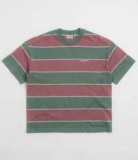 Carhartt Quinby T-Shirt - Quinby Stripe / Silver Pine thumbnail