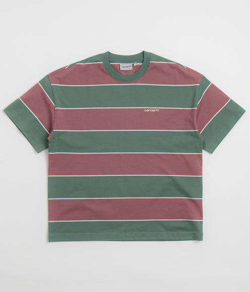 Carhartt Quinby T-Shirt - Quinby Stripe / Silver Pine