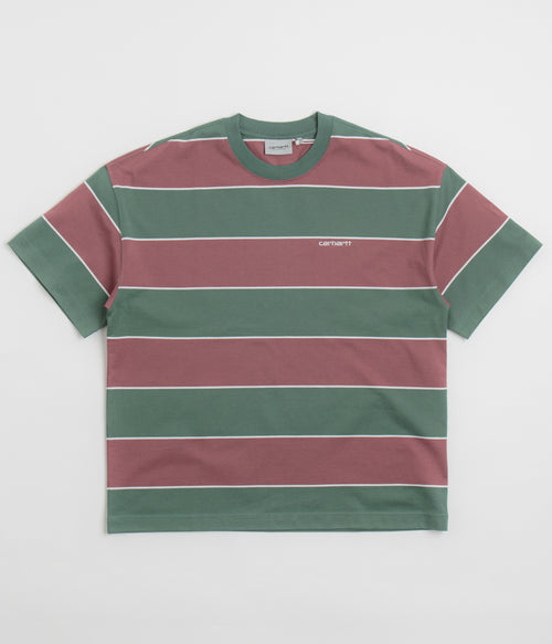 Carhartt Quinby T-Shirt - Quinby Stripe / Silver Pine