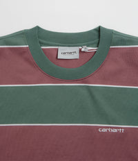 Carhartt Quinby T-Shirt - Quinby Stripe / Silver Pine thumbnail