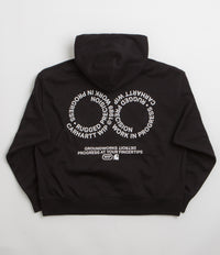 Carhartt Rotation Hoodie - Black / White thumbnail