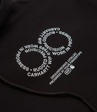 Carhartt Rotation Hoodie - Black / White thumbnail