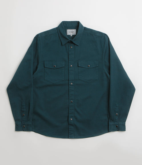 Carhartt Santa Fe Shirt - Deep Lagoon