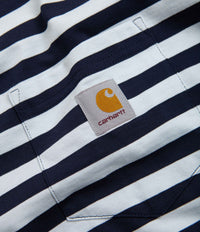 Carhartt Scotty Pocket T-Shirt - Scotty Stripe / Atom Blue / Icarus thumbnail