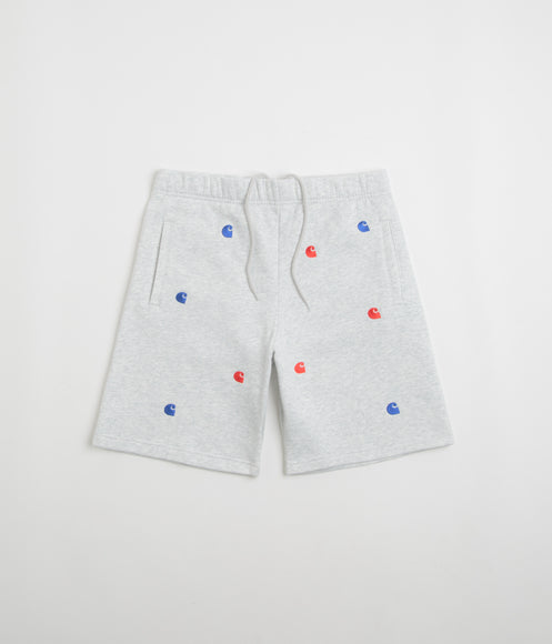 Carhartt Seek Sweat Shorts - Ash Heather