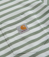 Carhartt Seidler Pocket T-Shirt - Park / White thumbnail
