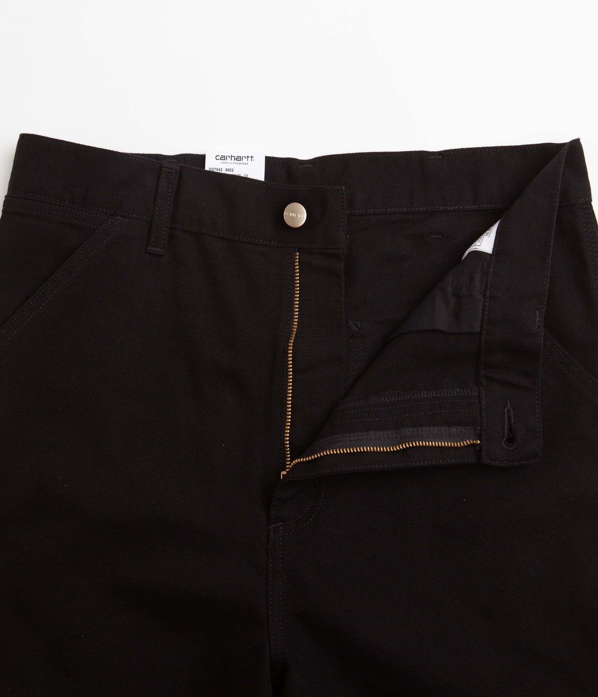 Carhartt Single Knee Shorts - Black Rinsed | Always in Colour