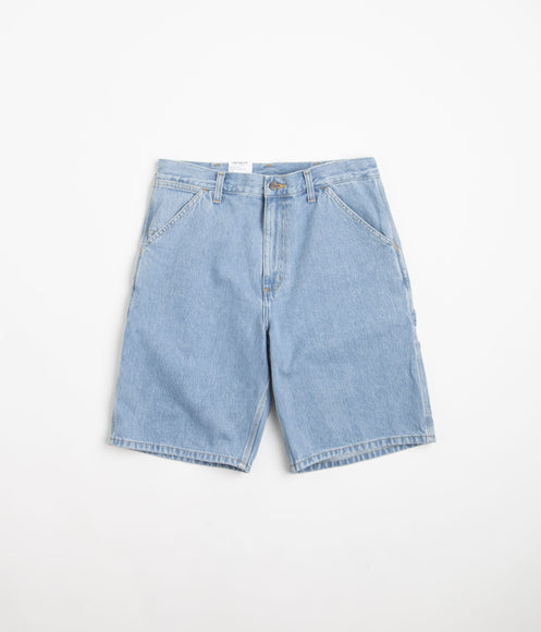 Carhartt Single Knee Shorts - Stone Bleached Blue