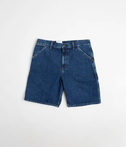 Carhartt Single Knee Shorts - Stone Washed Blue