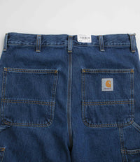 Carhartt Single Knee Shorts - Stone Washed Blue thumbnail