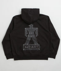 Carhartt Stargazer Hoodie - Black / White thumbnail