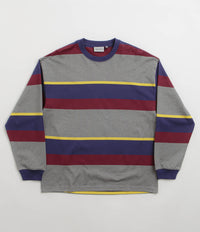 Carhartt Sundling Long Sleeve T-Shirt - Sundling Stripe / Aura thumbnail