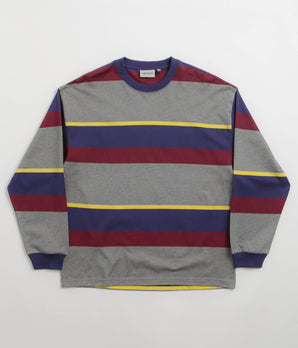 Carhartt Sundling Long Sleeve T-Shirt - Sundling Stripe / Aura