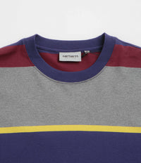 Carhartt Sundling Long Sleeve T-Shirt - Sundling Stripe / Aura thumbnail