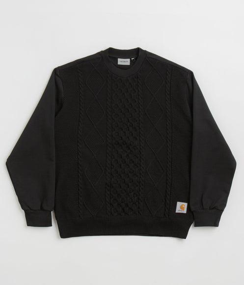 Carhartt Tridon Crewneck Sweatshirt - Black