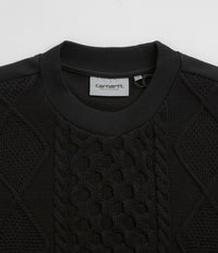 Carhartt Tridon Crewneck Sweatshirt - Black thumbnail