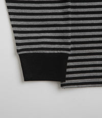 Carhartt Verner Pocket Long Sleeve T-Shirt - Verner Stripe / Black / Dark Grey Heather thumbnail