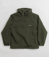 Carhartt Windbreaker Pullover Jacket - Office Green / White thumbnail