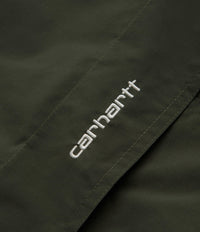 Carhartt Windbreaker Pullover Jacket - Office Green / White thumbnail