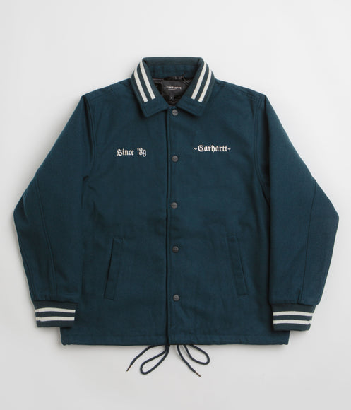 Carhartt Wool Coach Jacket - Deep Lagoon / Wax