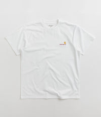 Carhartt American Script T-Shirt - White thumbnail