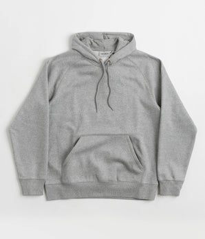 Carhartt Chase Hoodie - Grey Heather / Gold