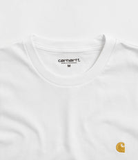 Carhartt Chase T-Shirt - White / Gold thumbnail