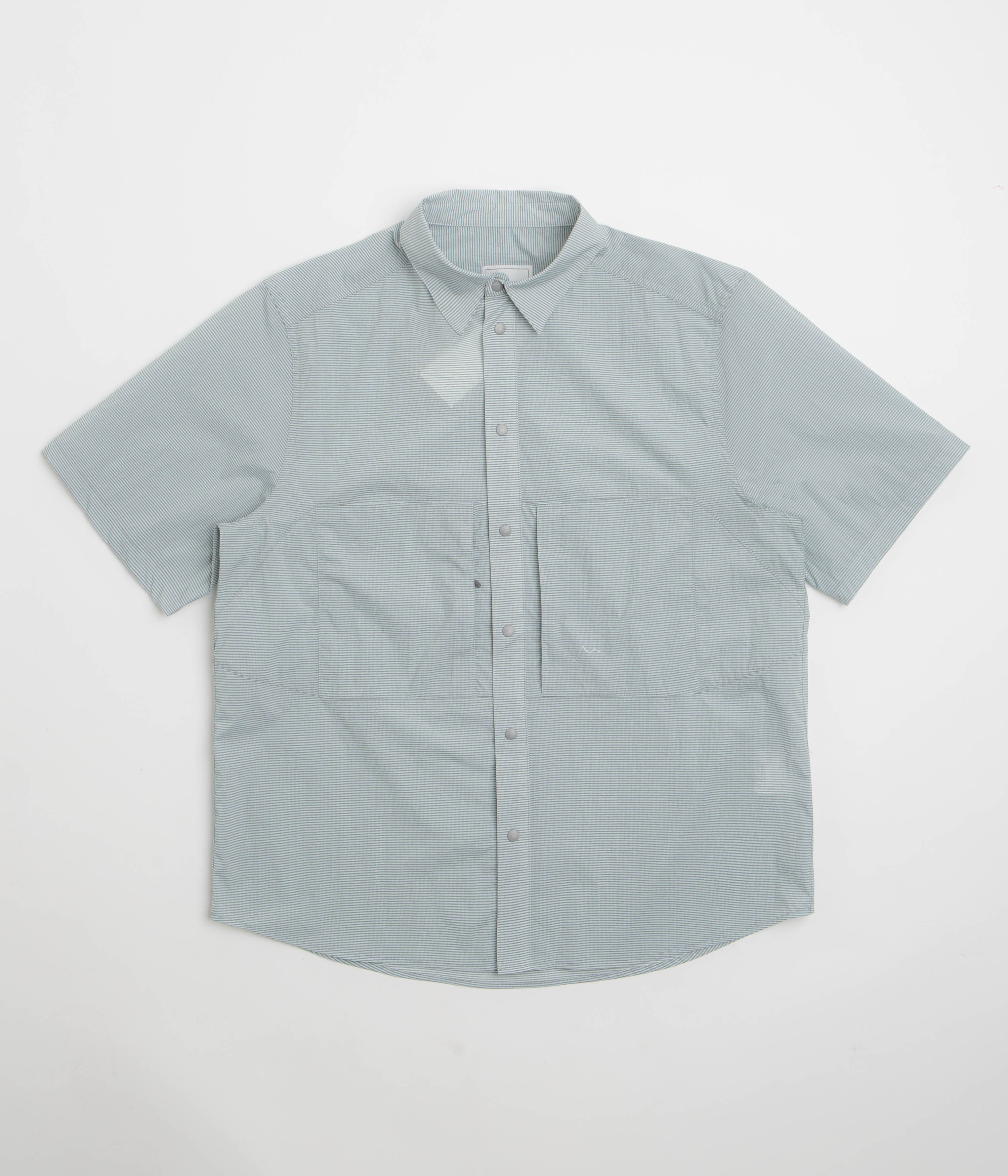 【CAYL】 stripe logo short sleeve / grey Stripe Logo Short Sleeve[BLACK] | 1LDK (ワンエルディーケー
