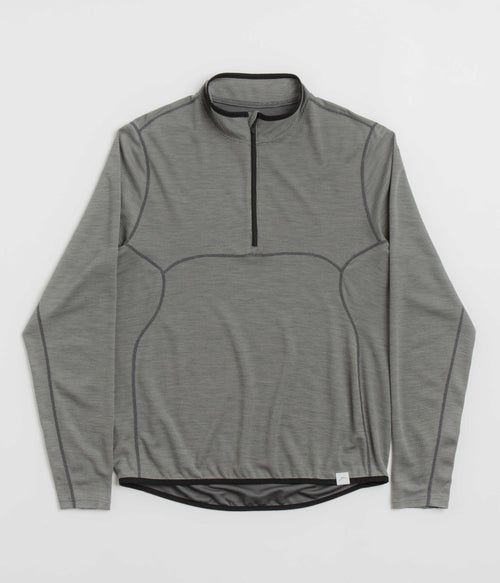 Cayl Live Wool Mix Half Zip Sweatshirt - Charcoal