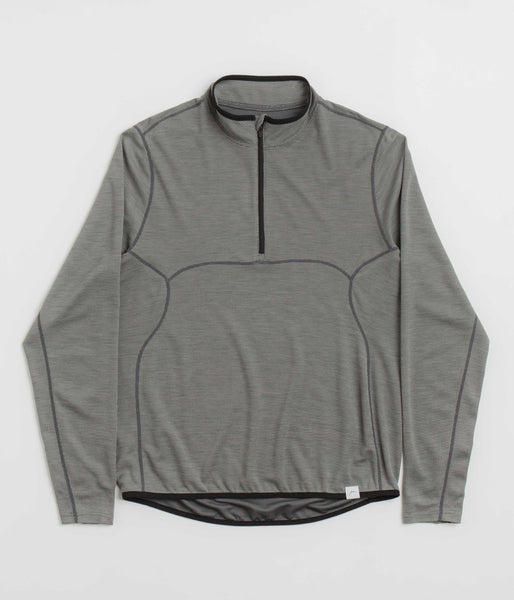 Cayl Live Wool Mix Half Zip Sweatshirt - Charcoal | Always