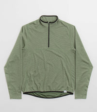 Cayl Live Wool Mix Half Zip Sweatshirt - Green thumbnail