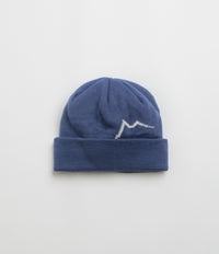 Cayl Logo Long Beanie - Blue thumbnail