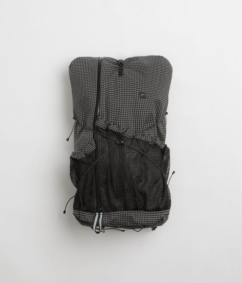 Cayl Mari Roll Top SM Grid Bag - Black