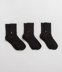 Gramicci Basic Crew Socks - Black / Multi thumbnail