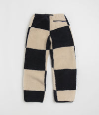 Gramicci Checkered Sherpa Pants - Natural / Navy Check thumbnail