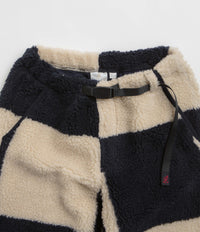 Gramicci Checkered Sherpa Pants - Natural / Navy Check thumbnail