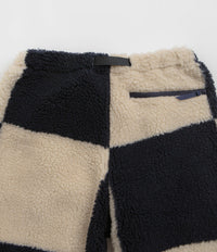 Gramicci Checkered Sherpa Pants - Natural / Navy Check thumbnail