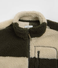 Gramicci Checkered Sherpa Vest - Natural / Olive Check thumbnail