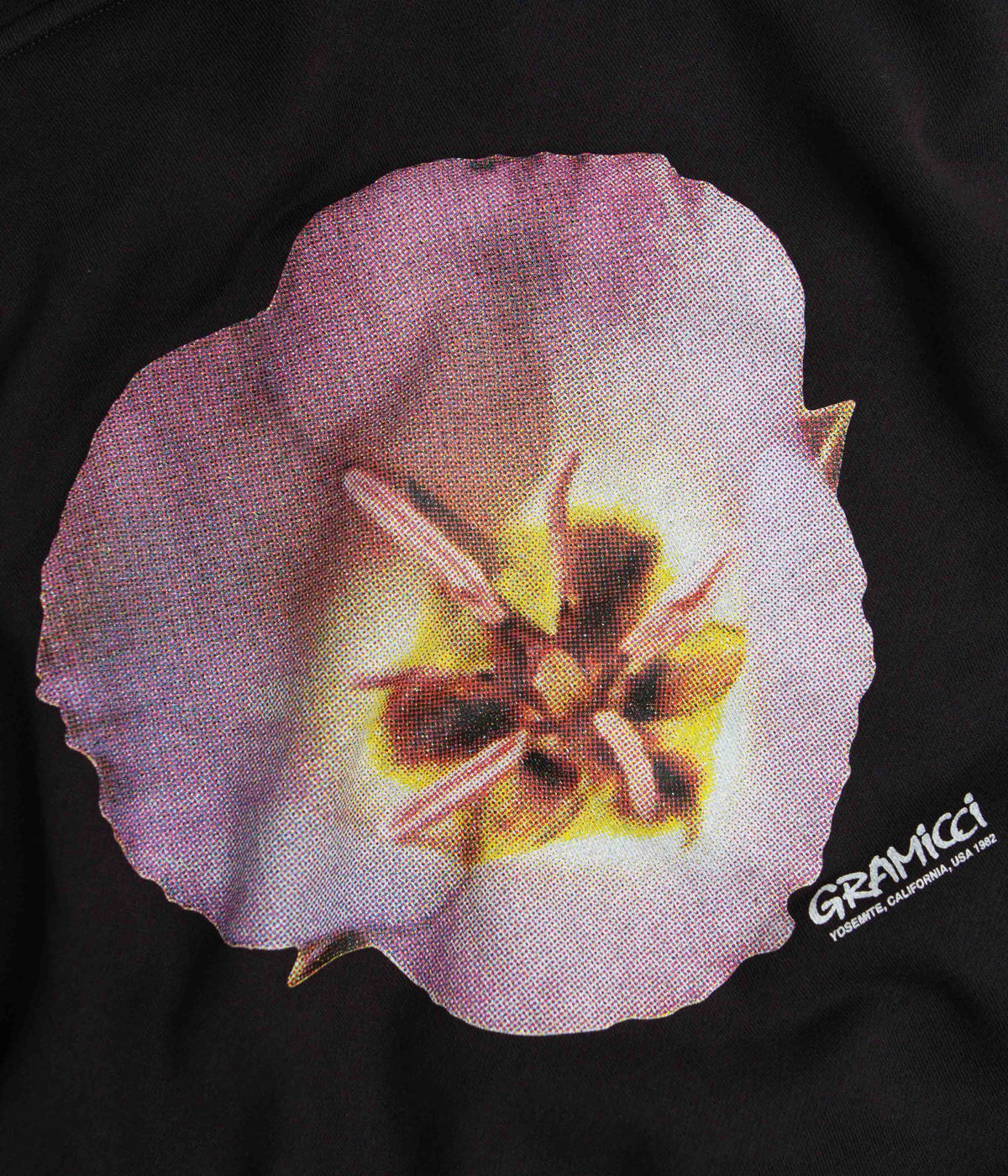 Gramicci Flower Hoodie Vintage Black