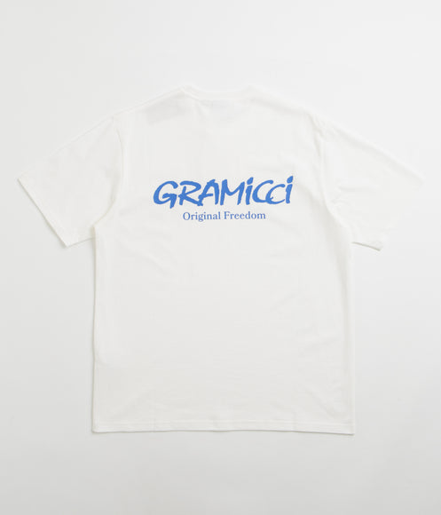 Gramicci Original Freedom T-Shirt - White / Blue