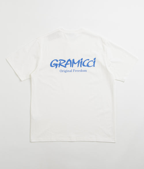 Gramicci Original Freedom T-Shirt - White / Blue