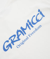 Gramicci Original Freedom T-Shirt - White / Blue thumbnail