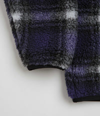 Gramicci Shadow Plaid Sherpa Jacket - Purple Shadow Plaid thumbnail