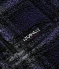 Gramicci Shadow Plaid Sherpa Jacket - Purple Shadow Plaid thumbnail