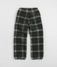 Gramicci Shadow Plaid Sherpa Pants - Olive Shadow Plaid thumbnail