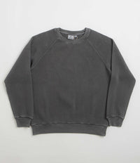 Gramicci Waffle Crewneck Sweatshirt - Pigment Black thumbnail