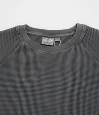 Gramicci Waffle Crewneck Sweatshirt - Pigment Black thumbnail