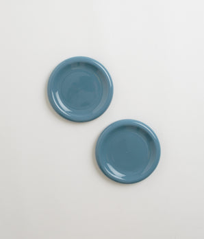 HAY 18cm Barro Plate (Set of 2) - Dark Blue